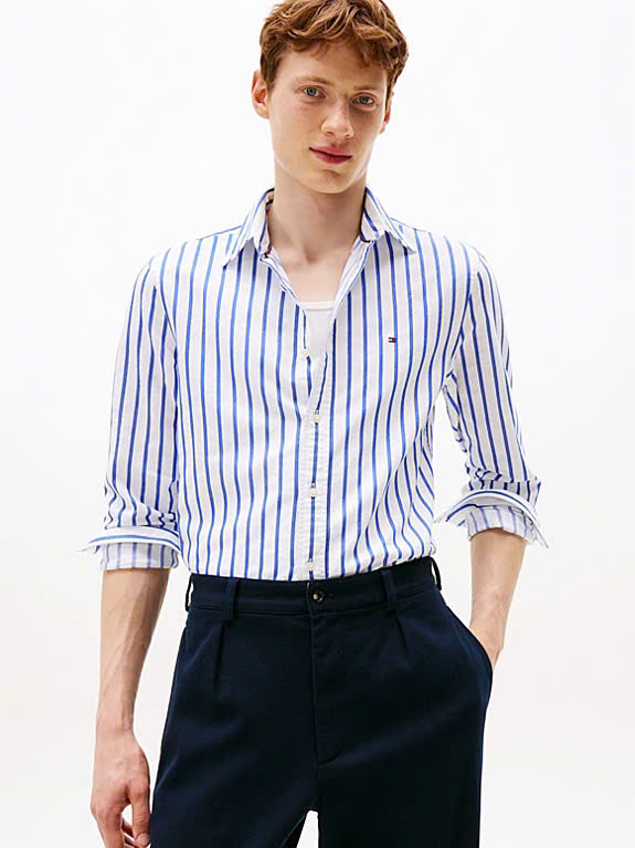 ÁO POPLIN FLEX SLIM FIT