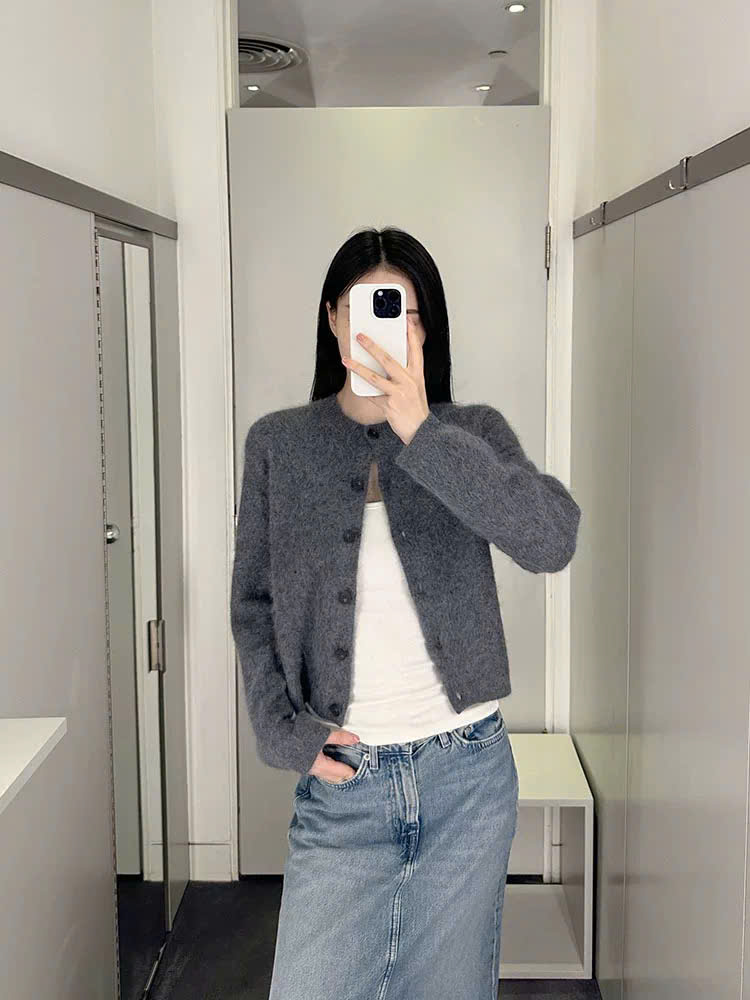 Cardigan COS chất len xù