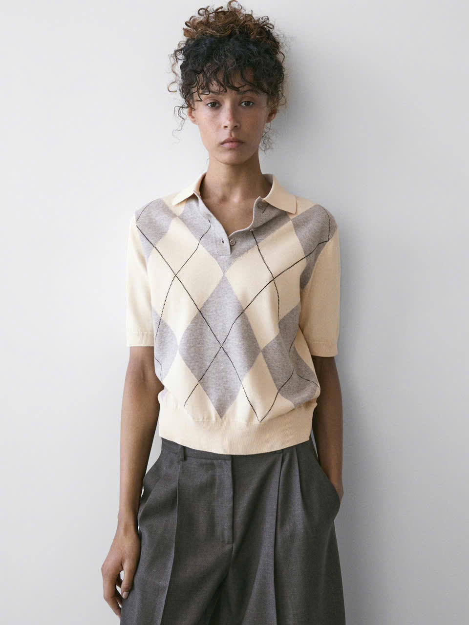 ÁO LEN POLO DỆT KIM ARGYLE
