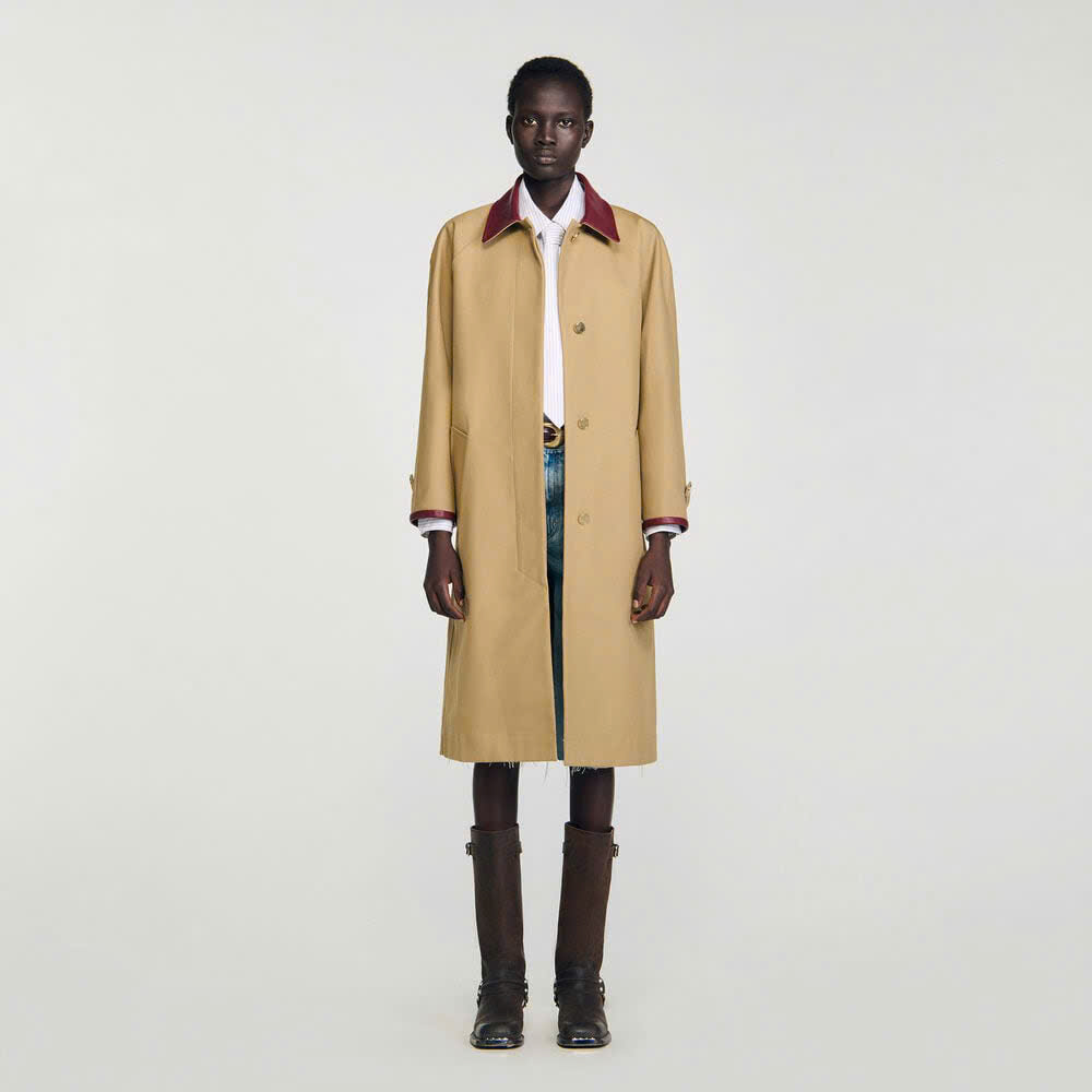 ÁO KHOÁC TRENCH COAT CỔ DA