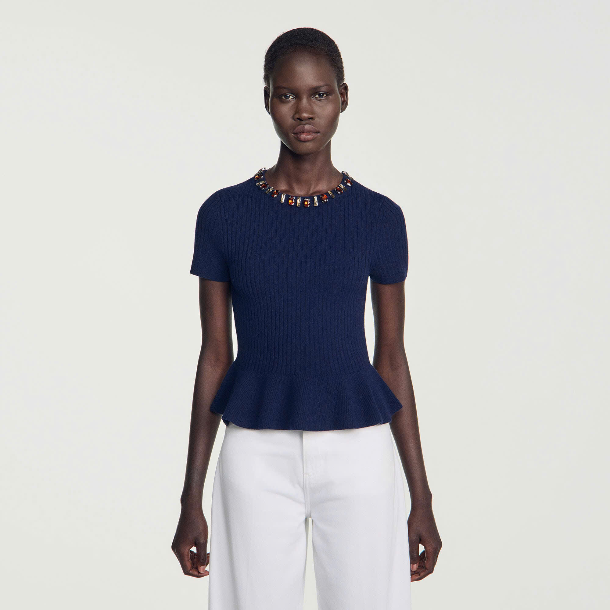 Áo len gân và cashmere