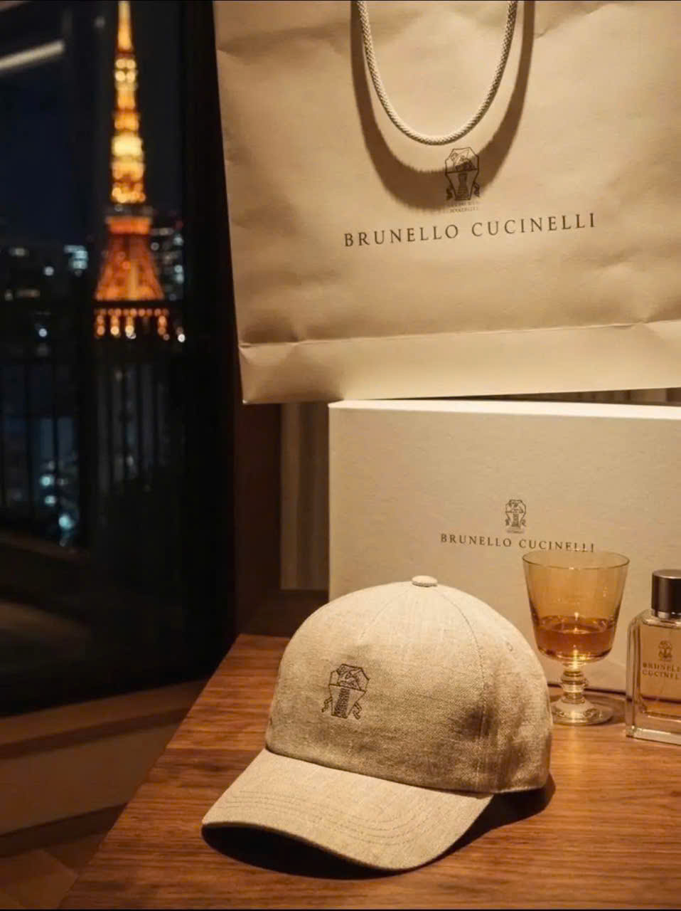 Mũ lưỡi chai BRUNELLO CUCINELLI có logo