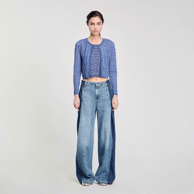ÁO CARDIGAN DỆT KIM LẤP LÁNH
