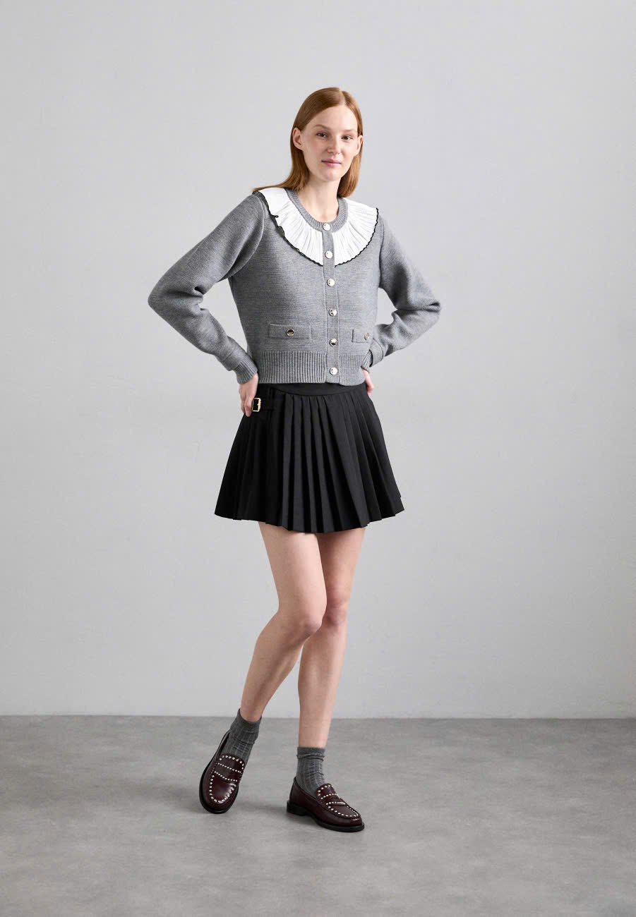 ÁO KHOÁC CARDIGAN CỔ TƯƠNG PHẢN