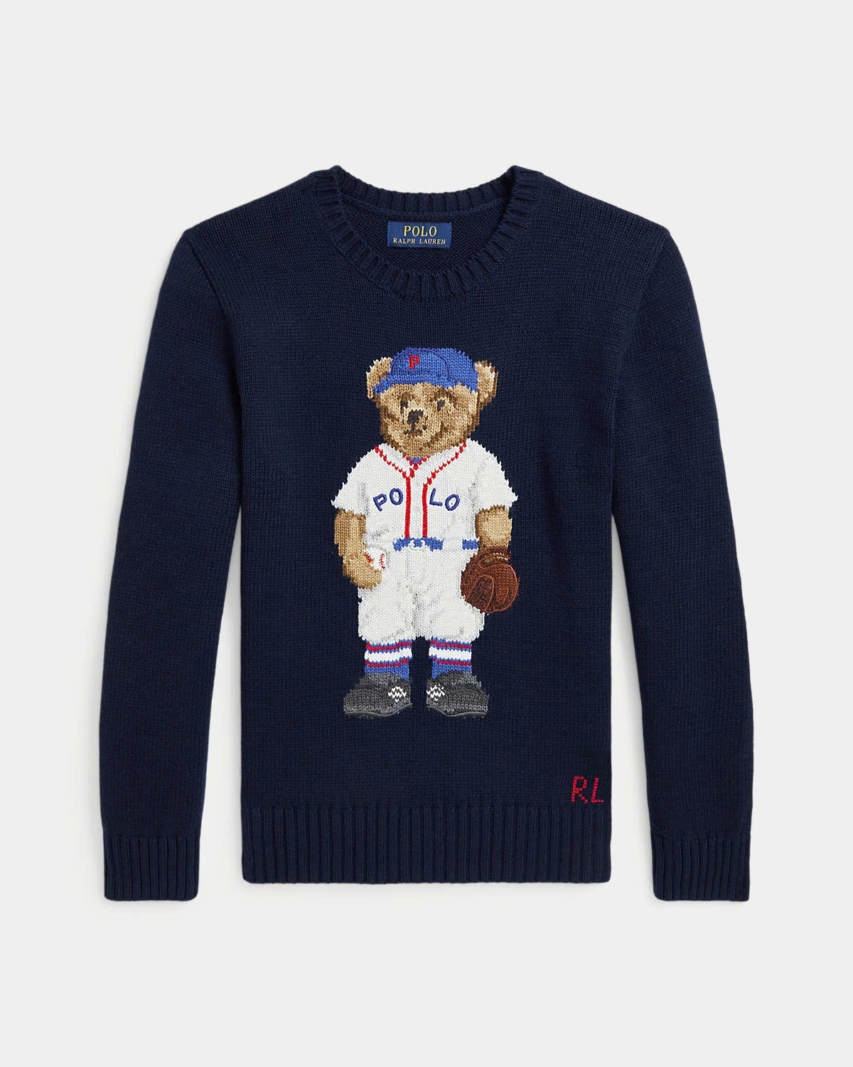 Áo len cotton Polo Bear