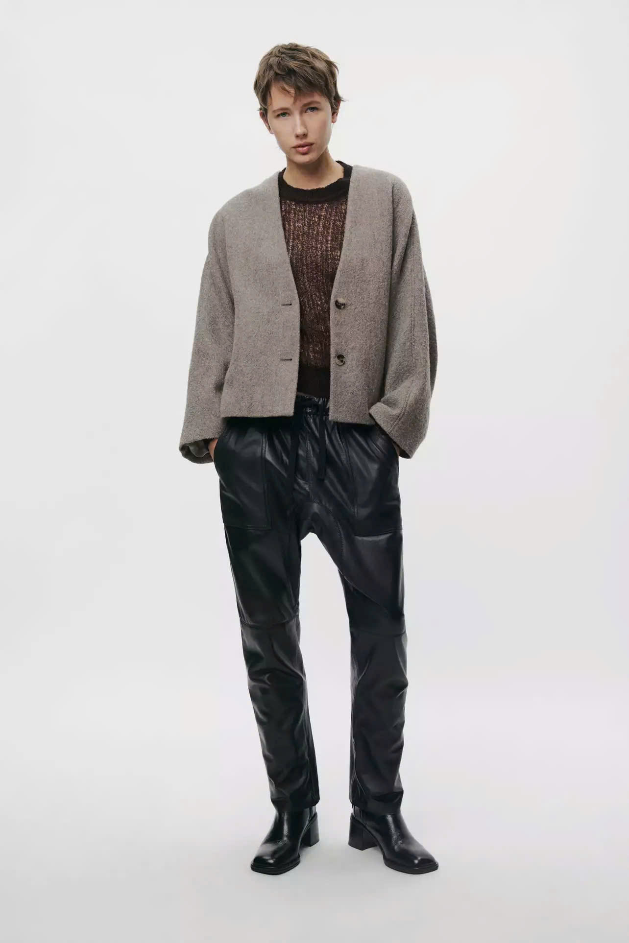 Áo dạ Zara handmade