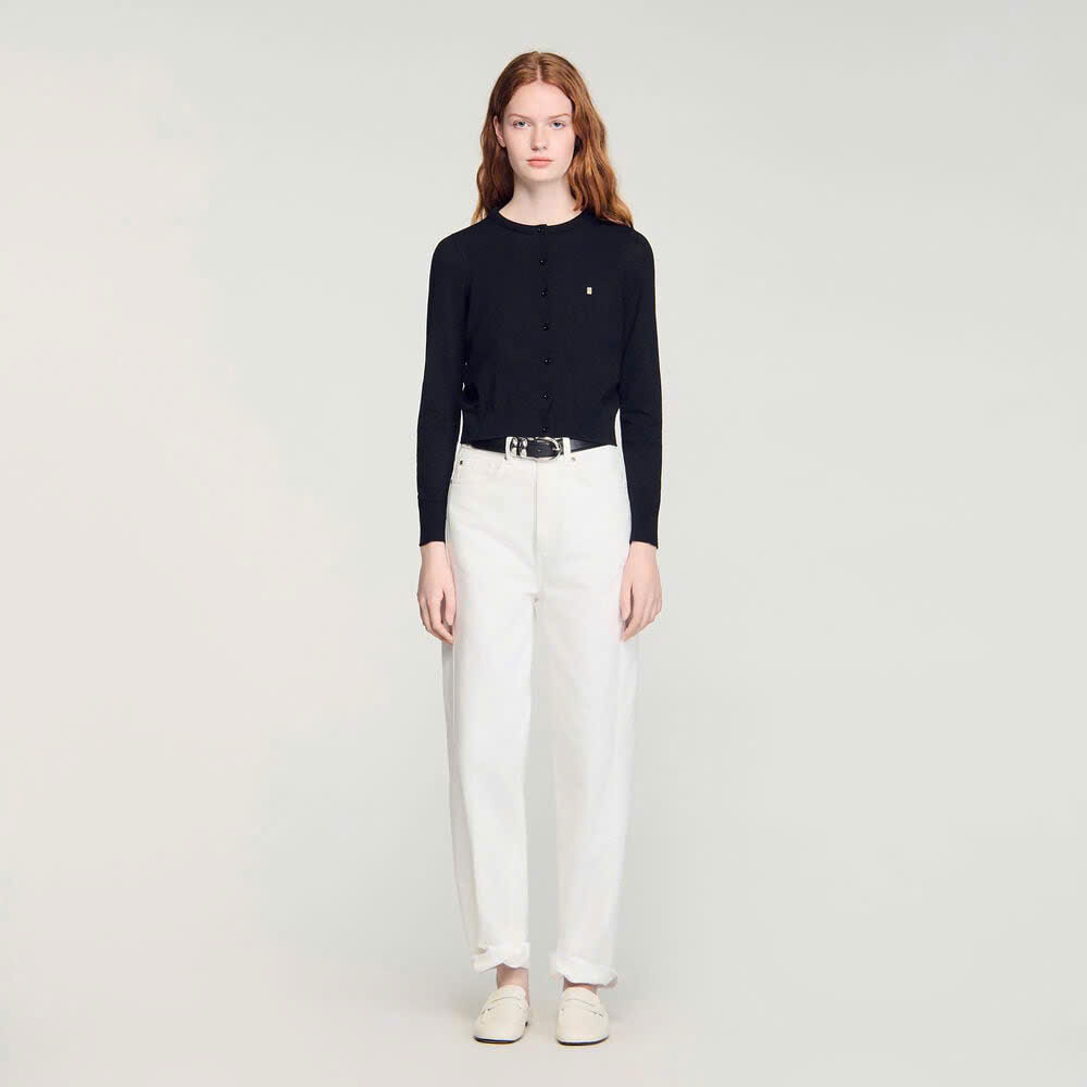 ÁO KHOÁC CARDIGAN NGẮN CỔ TRÒN