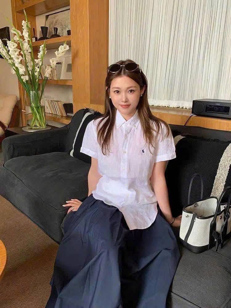 Sơ mi Polo ngắn tay linen 4 màu
