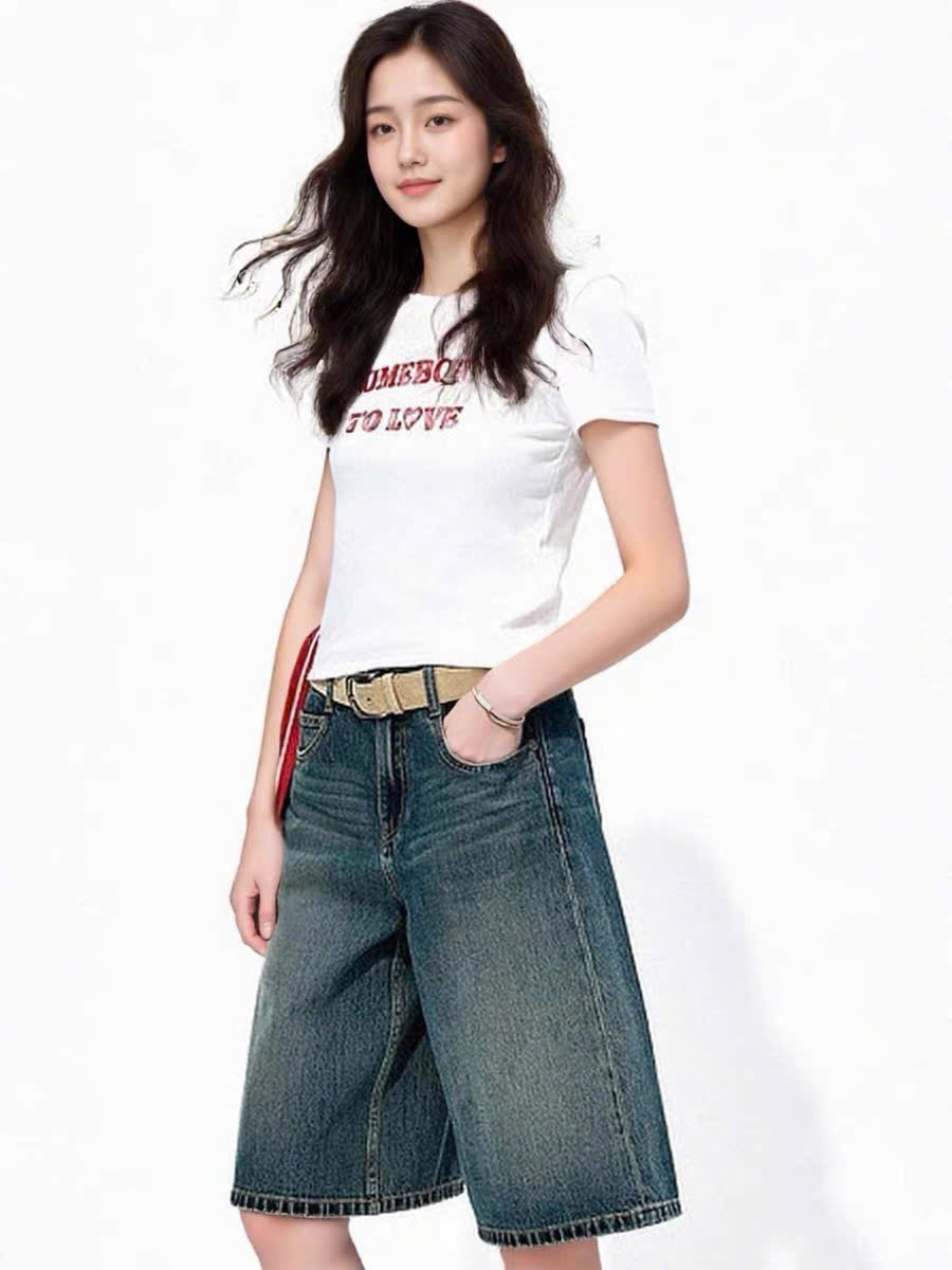T-shirt Mo&Co chữ Somebody to love 3 màu