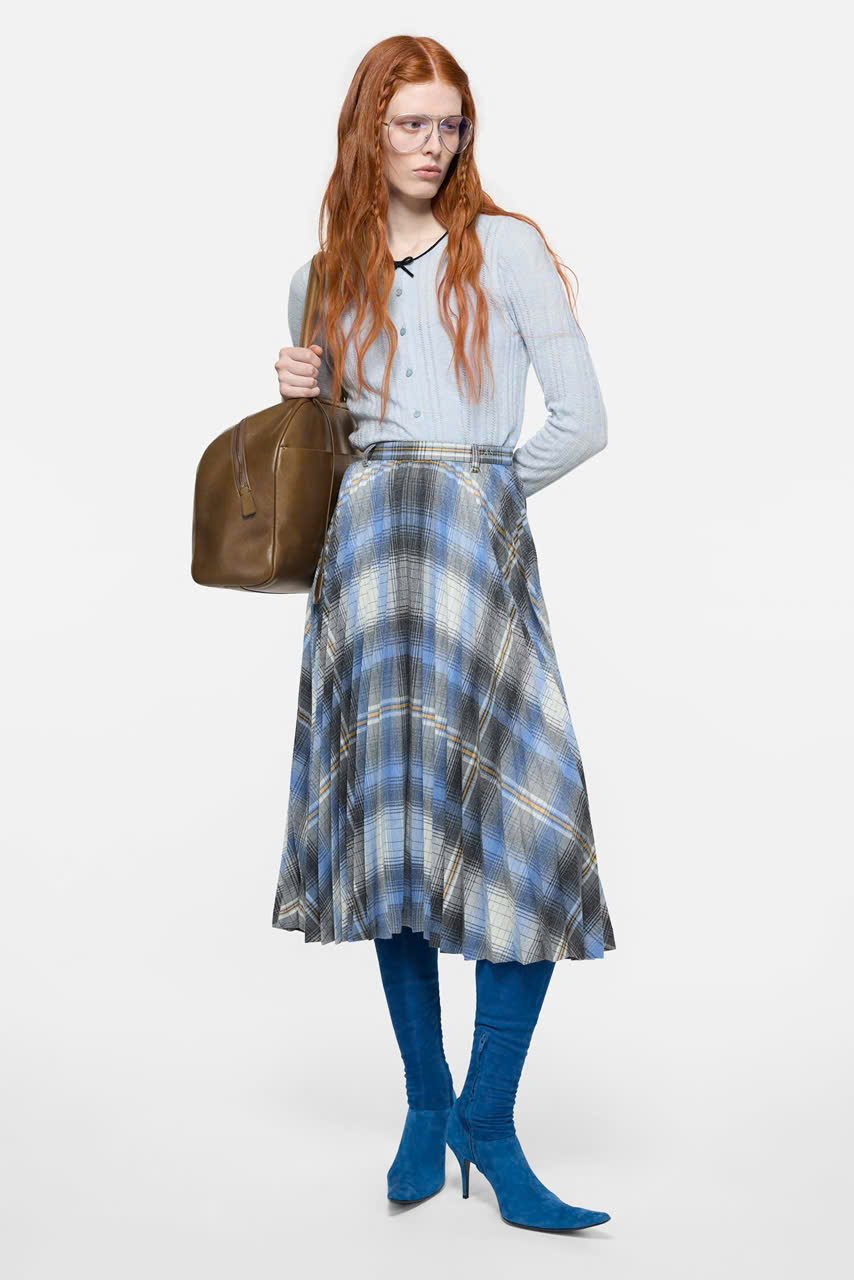 ÁO KHOÁC CARDIGAN ACNES STUDIO LỤA CÓ NƠ