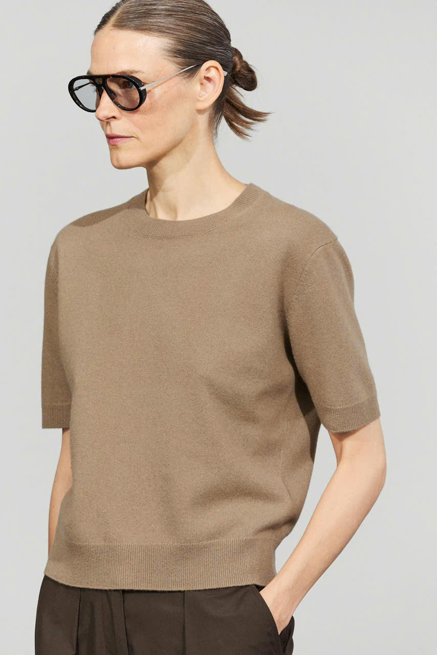 ÁO LEN MASSIMO DUTTI PHA LEN CỘC TAY