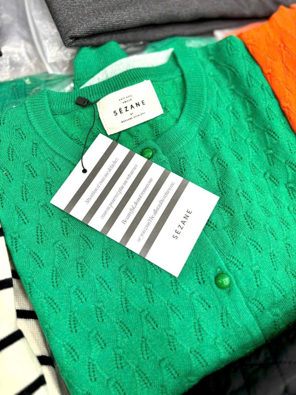 Cardigan Sezane 5 màu