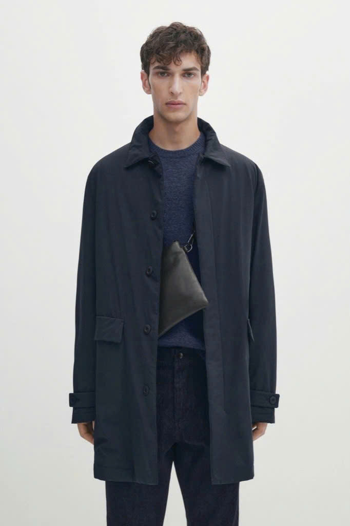 Áo khoác gió nam chần bông 1 lớp Massimo Dutti