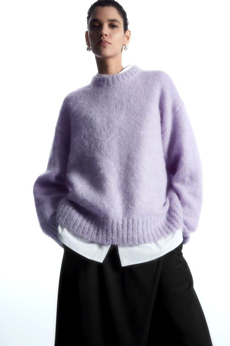 ÁO LEN CỔ TRÒN MOHAIR