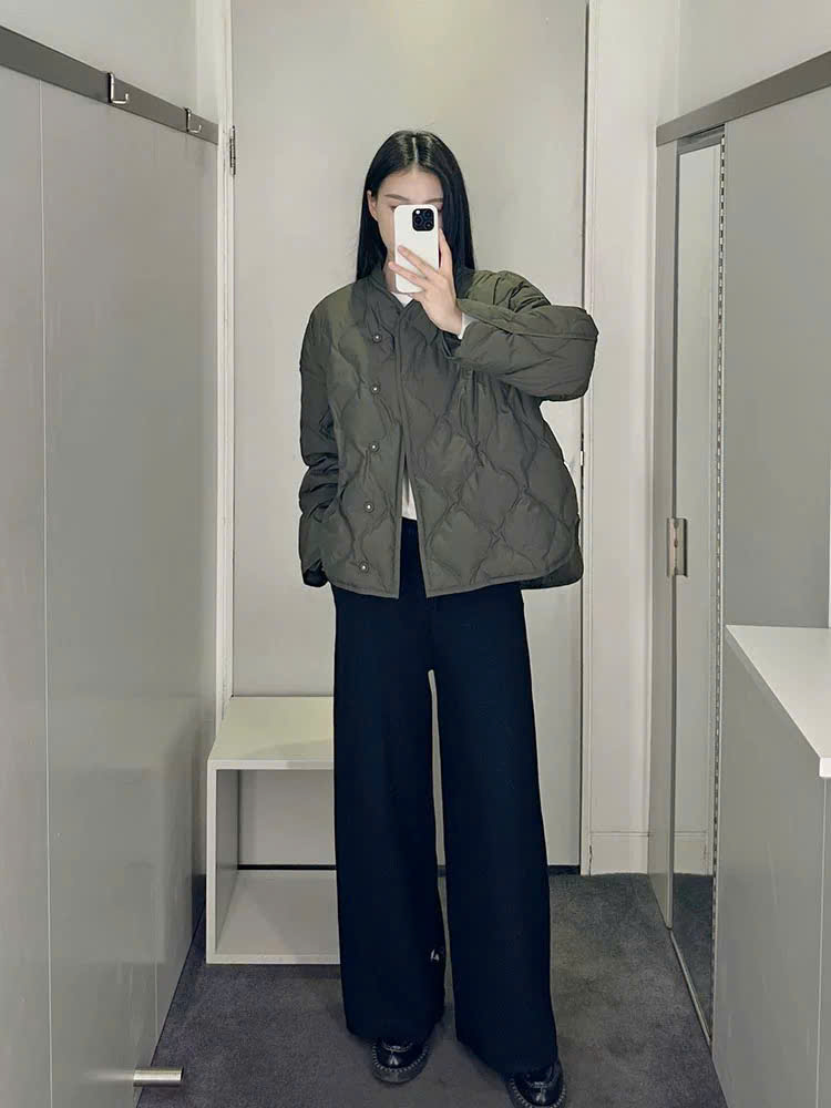 Jacket COS trần bông