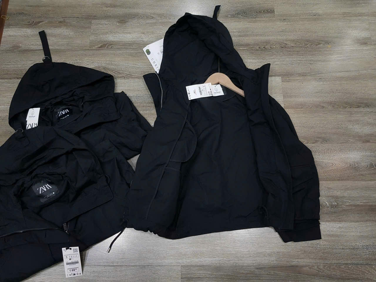 Jacket Zara da đen