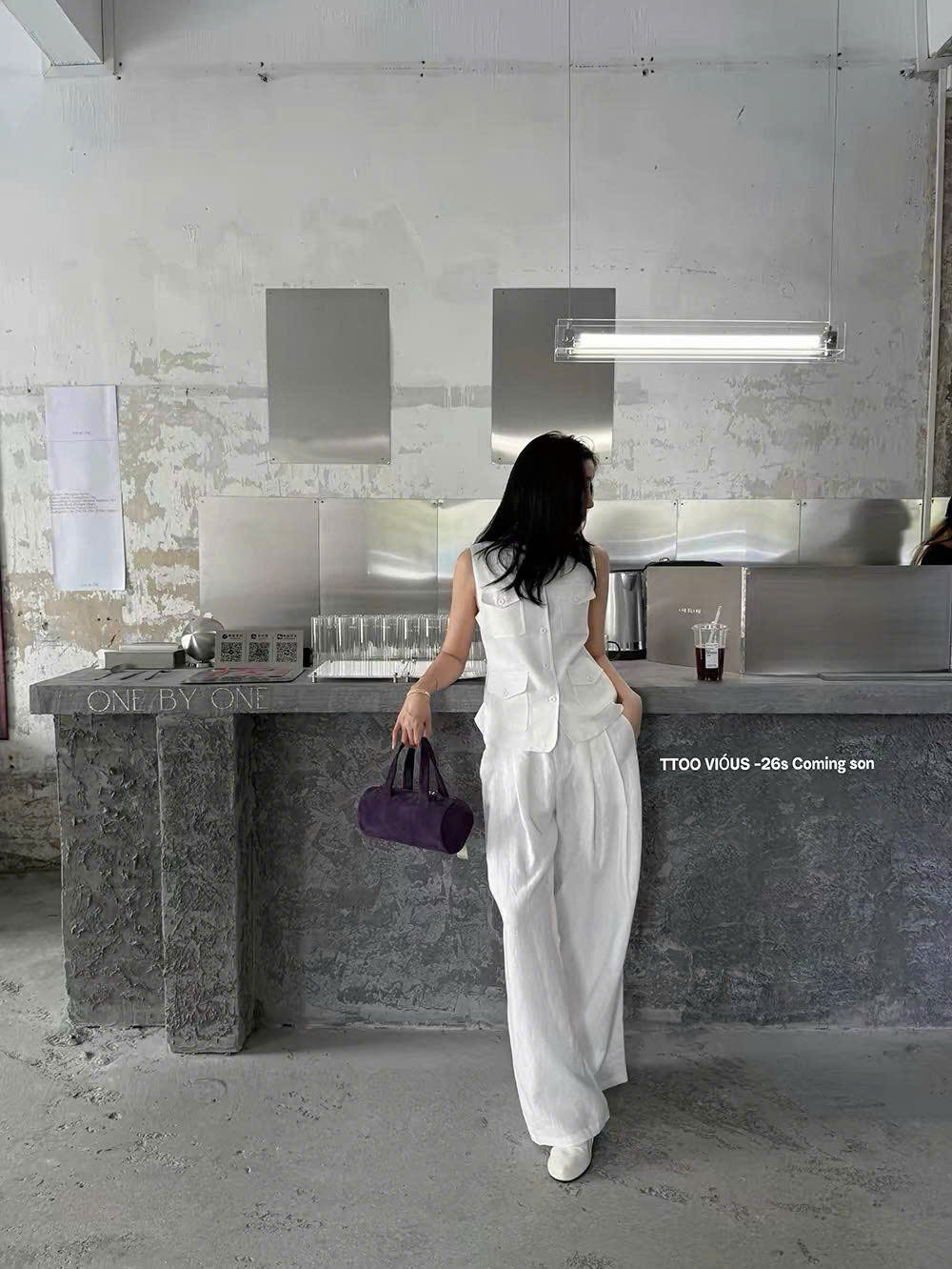 Set linen Áo sats nách cổ trụ 4 túi  Quần suông TTOO VOIUS