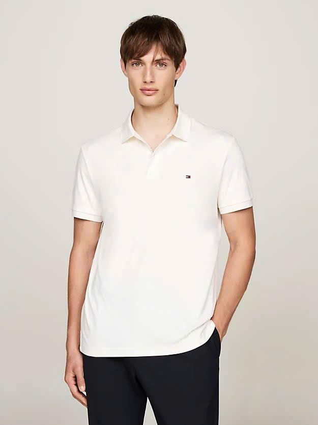 Áo Polo nam Tommy cổ bẻ hoa 4 màu