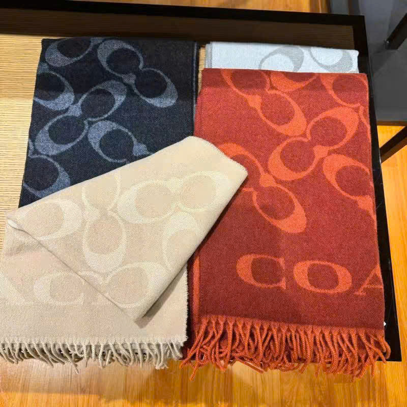 Khăn dạ Coach dư xịn 4 màu fullbox
