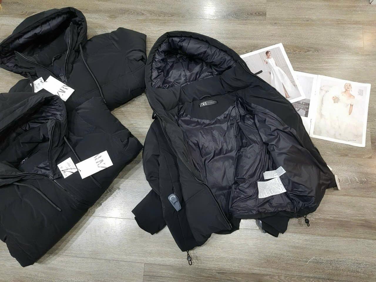 Áo phao Zara dáng lửng