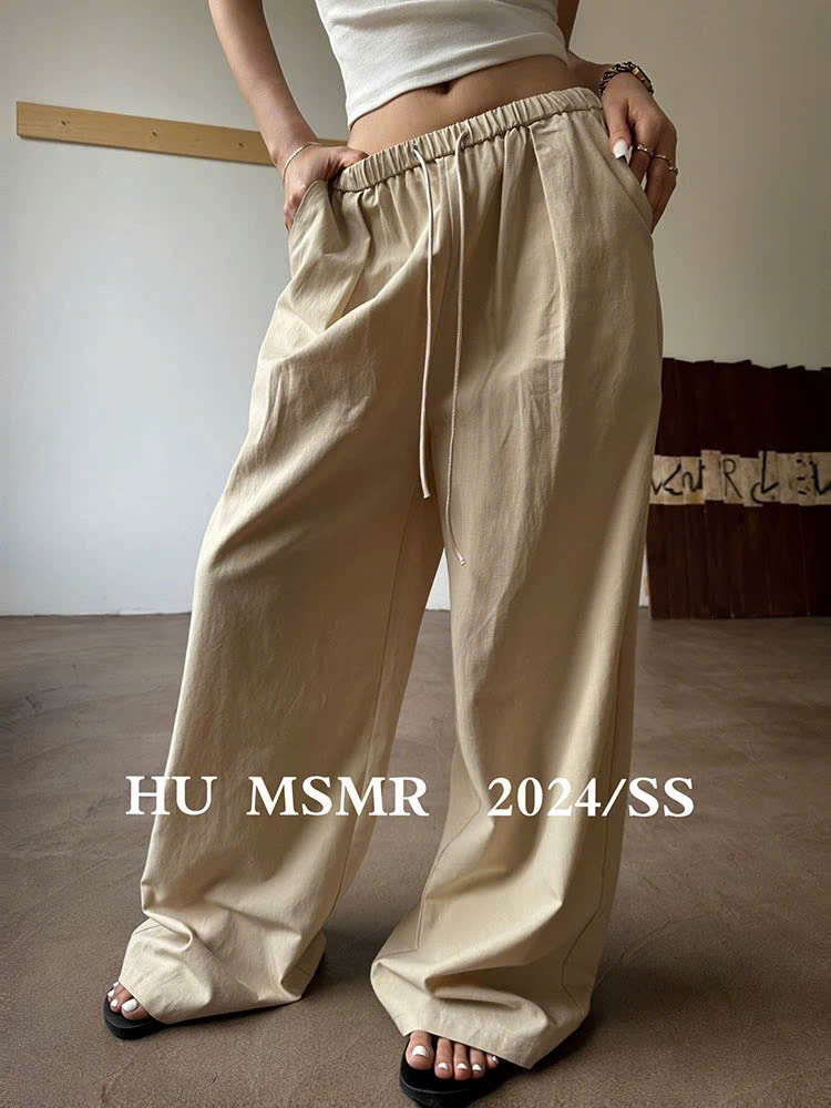 Quần suông HQ Humsum túi hậu 2 màu