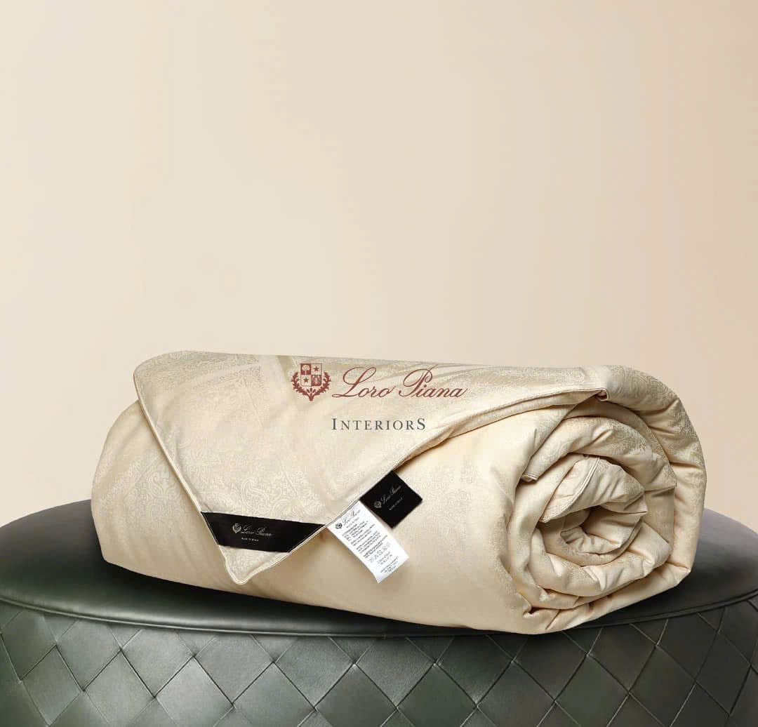 Chăn LoroPiana chần bông lụa Tencel vs Silk