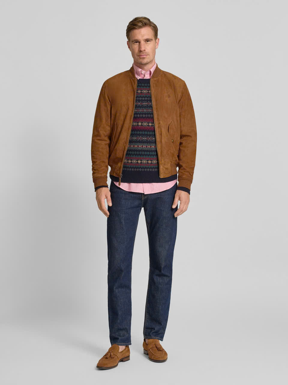Jacket Polo RL da lộn trần bông 3 màu