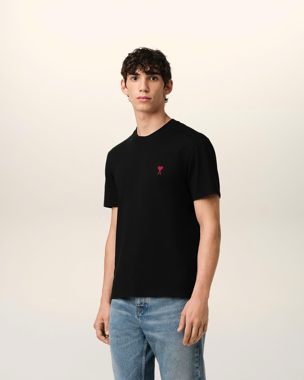 Tshirt AMI dáng over logo tim nhỏ 5 màu