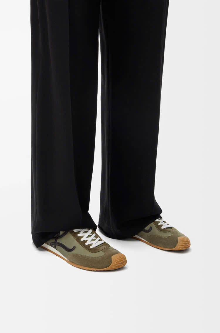 Sneaker LOEWE  bản da lộn cải canvas 2 màu