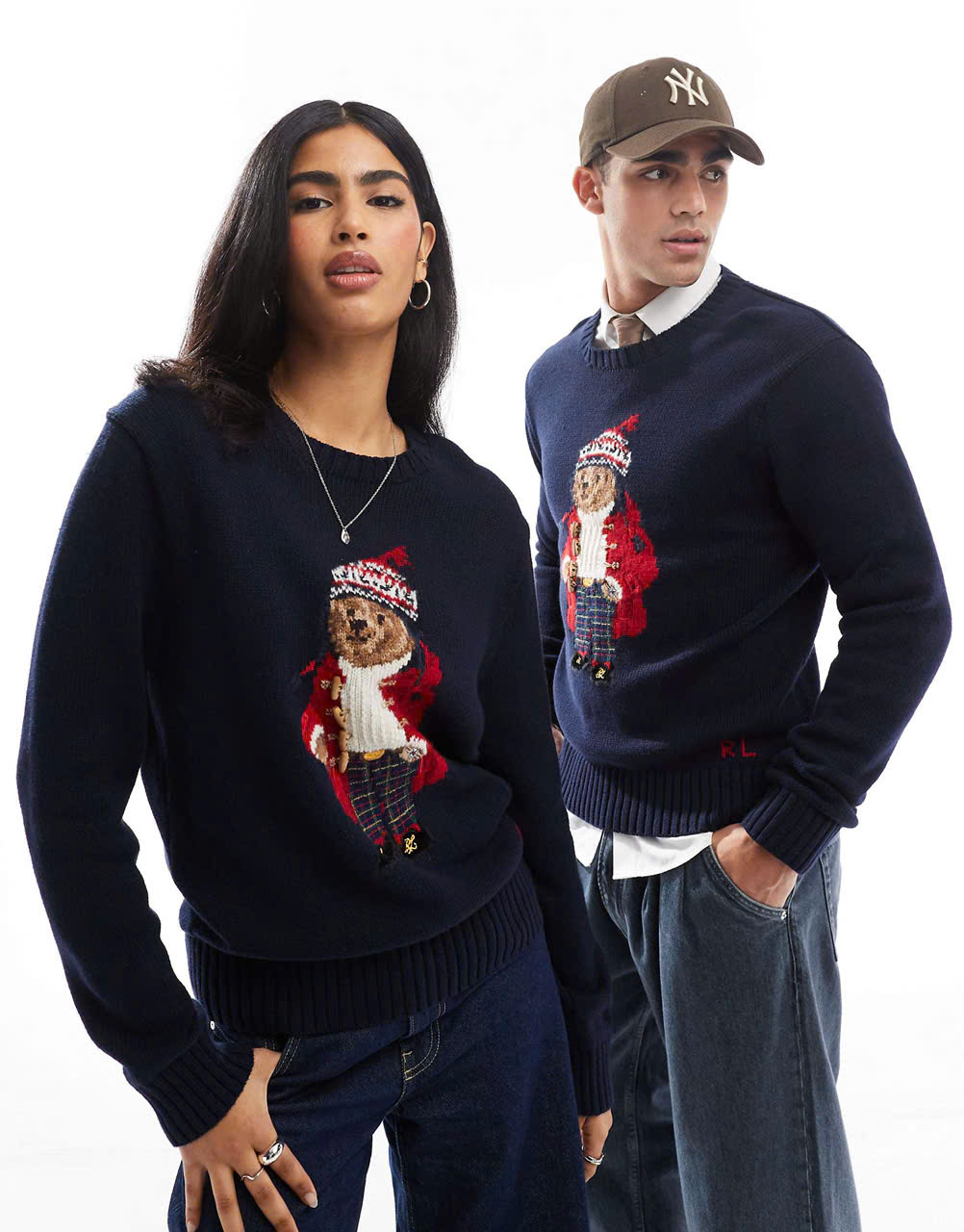 Áo len Polo bear Noel