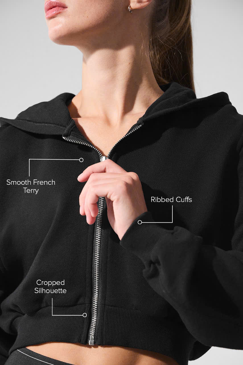 Áo hoodie khóa kéo Sweet Escape