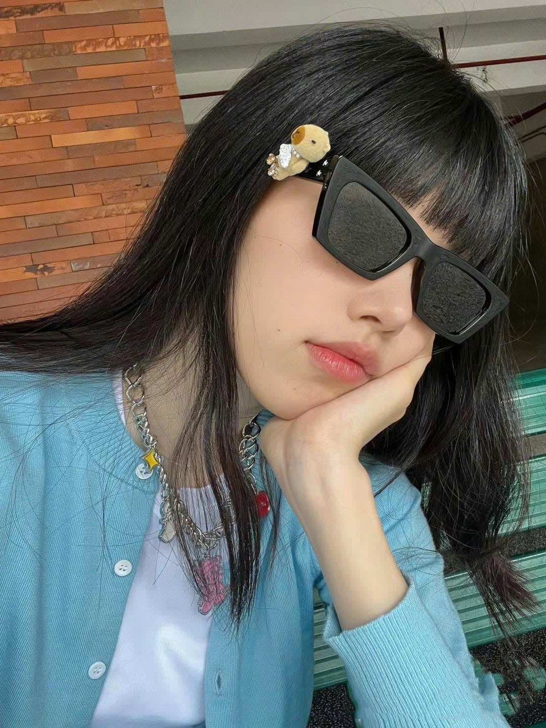 Kính GM Jennie for GM baby Pony 01 (gọng vuông nhọn 3 màu)
