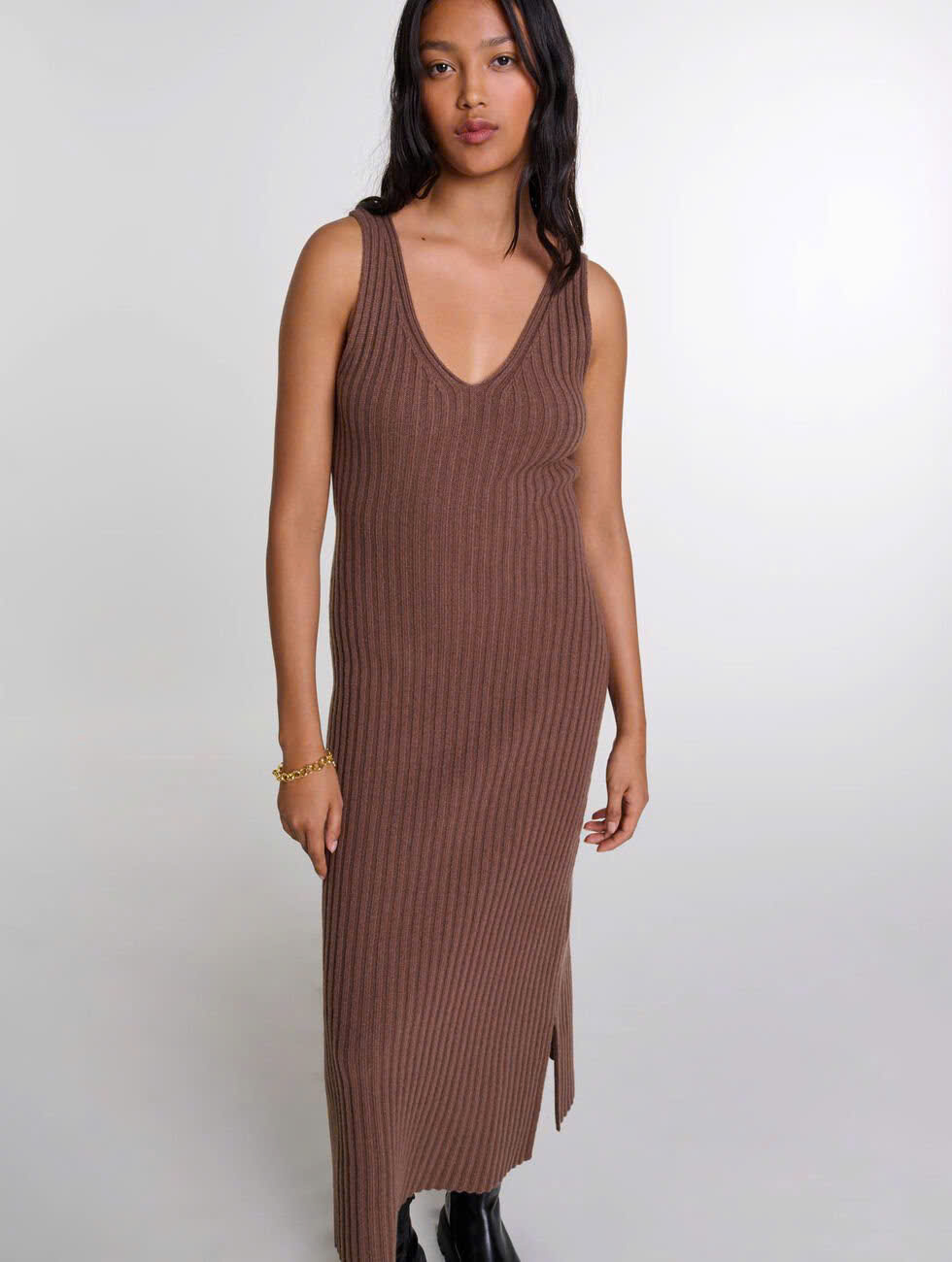 Váy maxi dệt kim