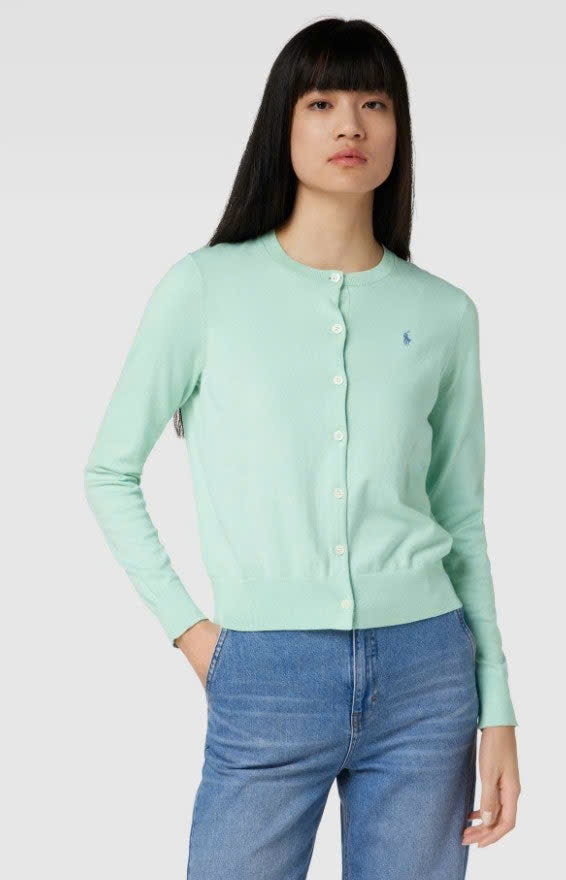 Áo len cardigan pha cotton
