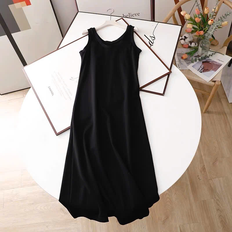 Váy thun 2 dây COS bản to dáng dài