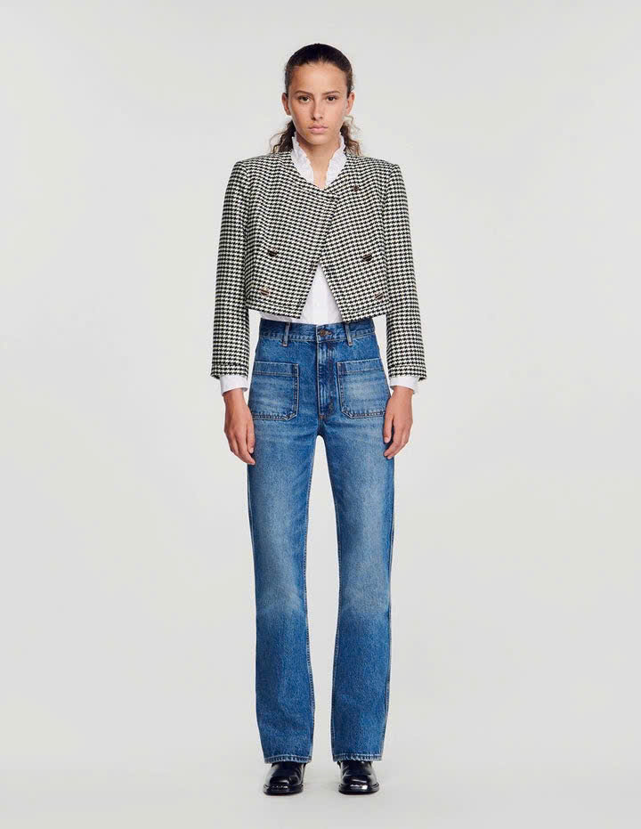 Áo khoác dạ tweed