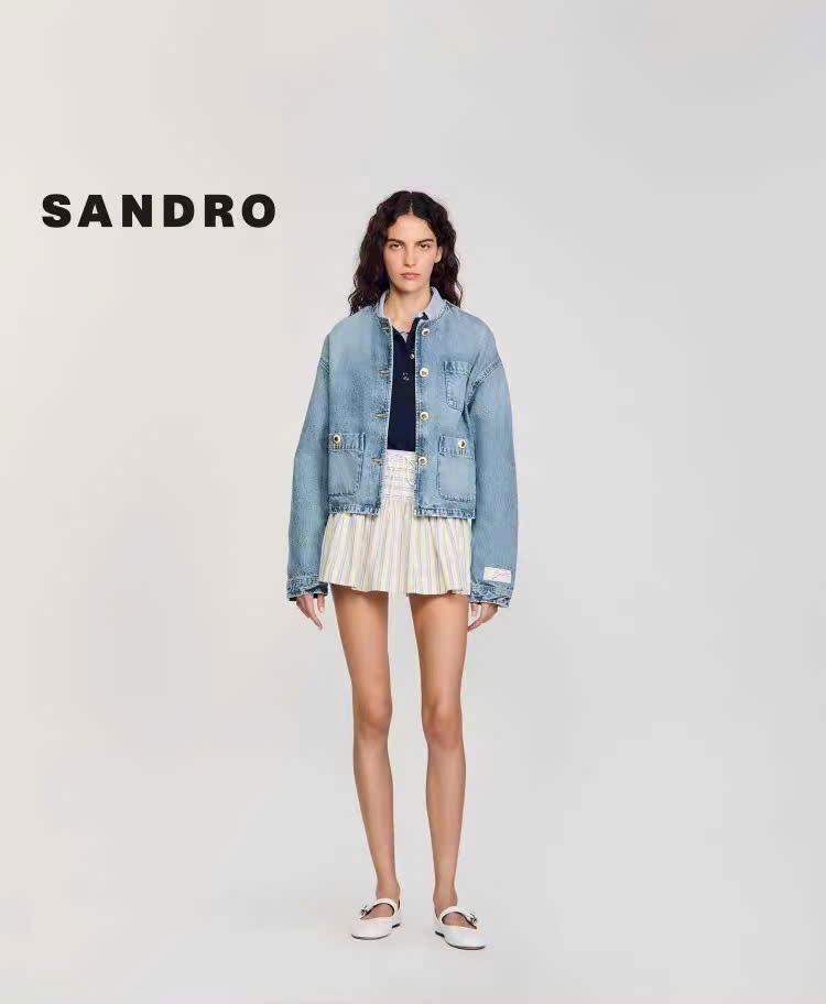 ÁO KHOÁC DENIM PHỐI KHUY