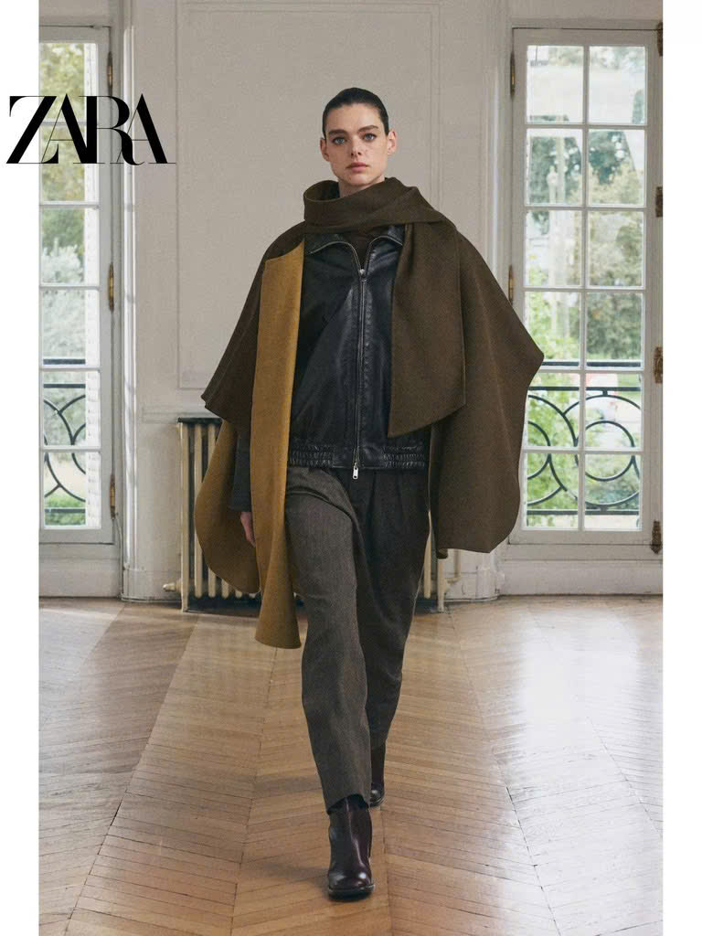 CAPE ZARA DẠ HANDMADE