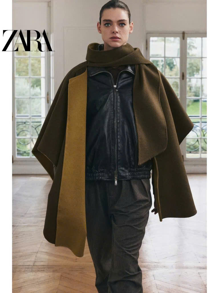 CAPE ZARA DẠ HANDMADE