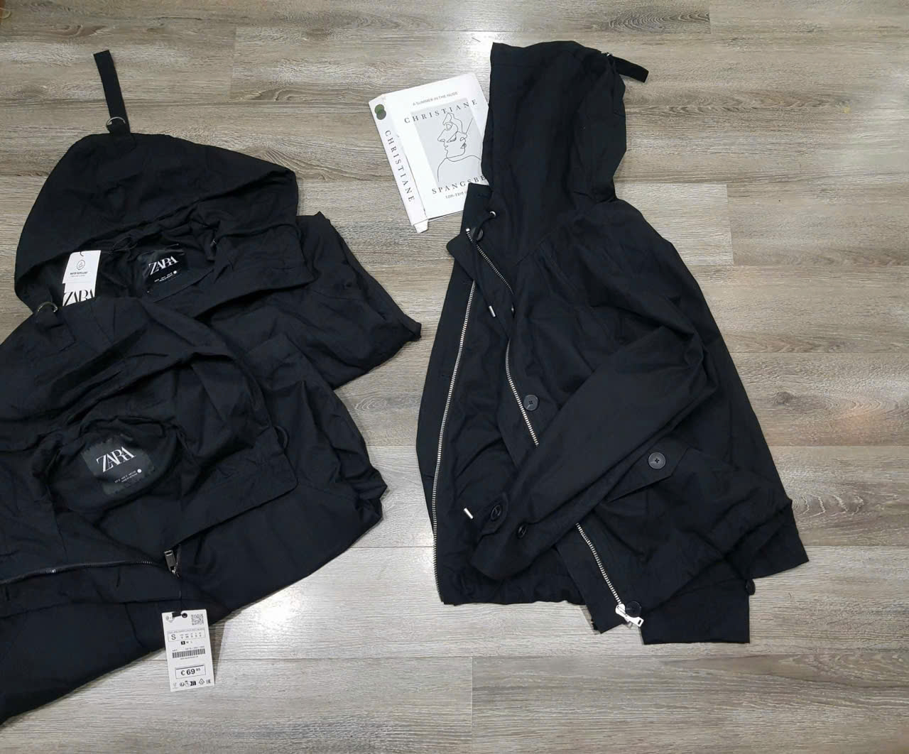 Jacket Zara da đen