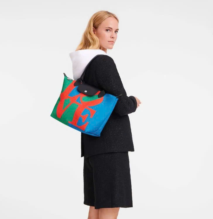 Túi Longchamps canvas series chữ LOVE 3 màu - szL