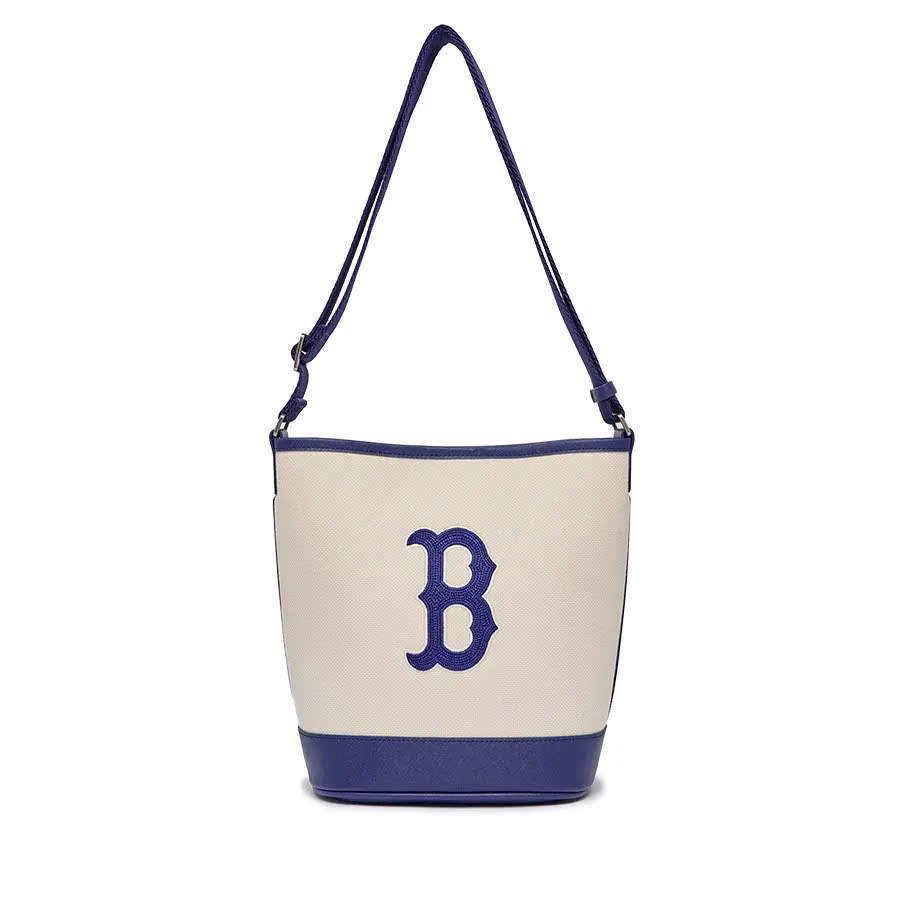 Túi Xách MLB Bucket Canvas Logo Boston