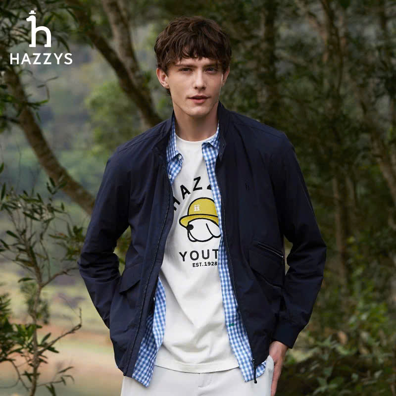 Áo khoác Hazzys khaki bomber