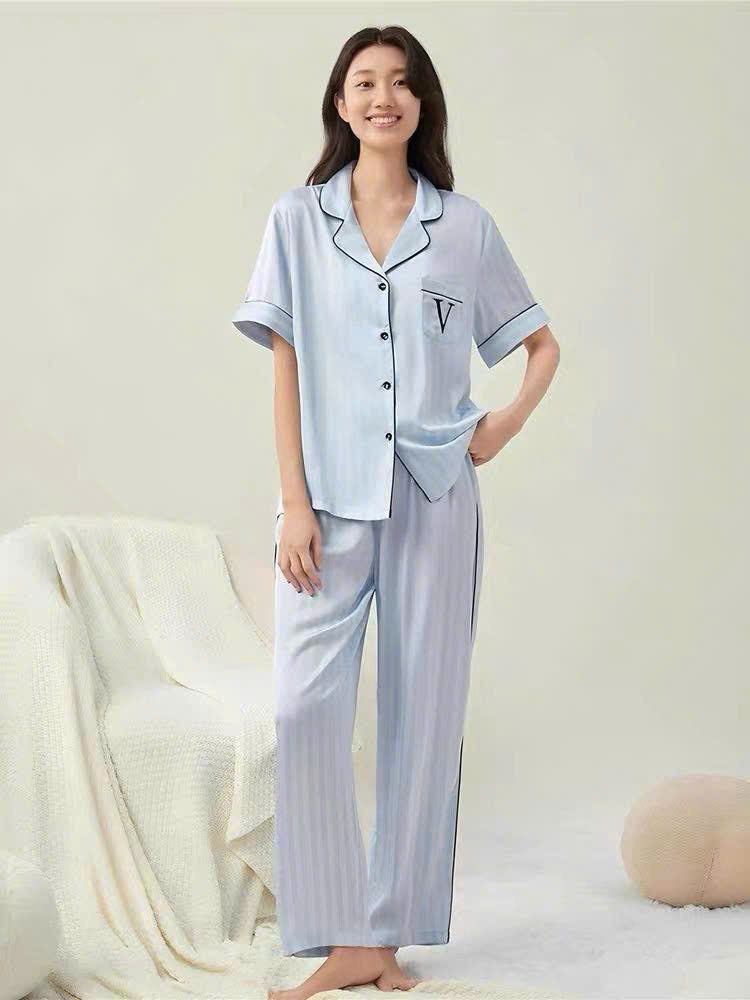 Victoria's Secret Satin Pajama Set quần dài