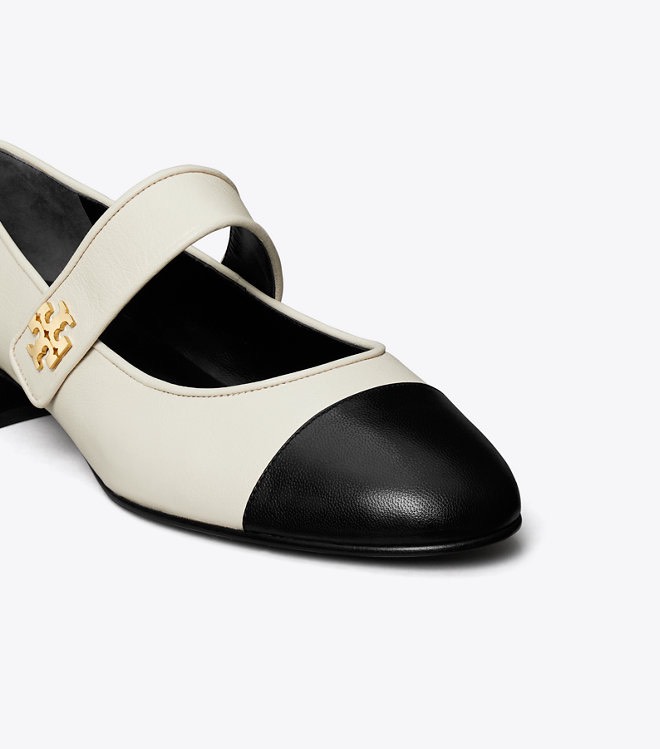 Tory Burch CAP-TOE MARY JANE HEEL BALLET