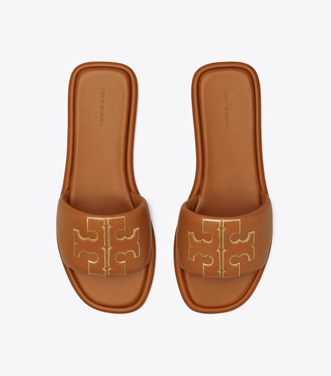 Dép da Tory Burch Eleanor T Monogram
