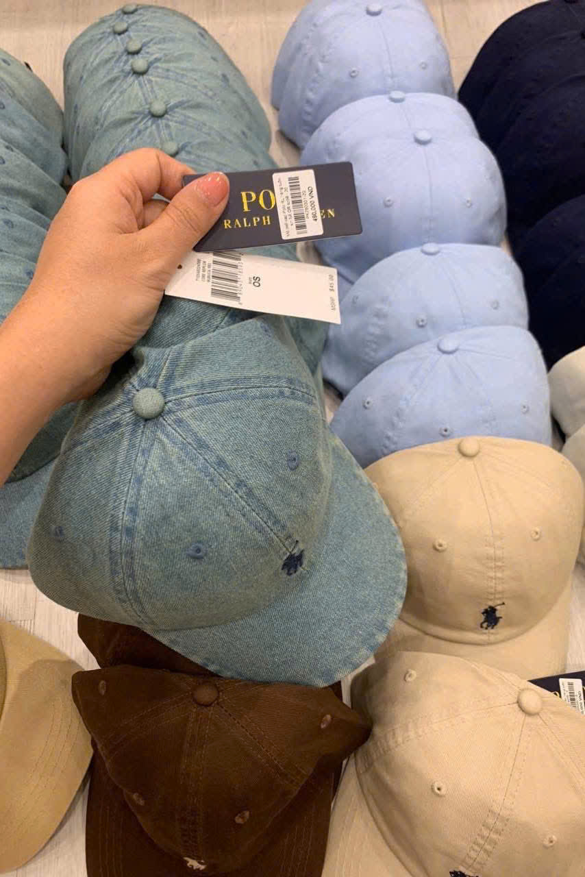 Mũ ball cap Polo RL hàng tuồn xịn full QR sz59