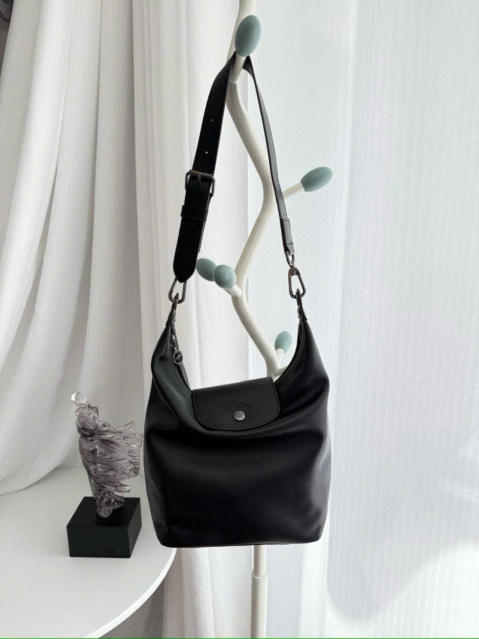 Túi Longchamp da trơn bản to Sz36x30x8 5 màu