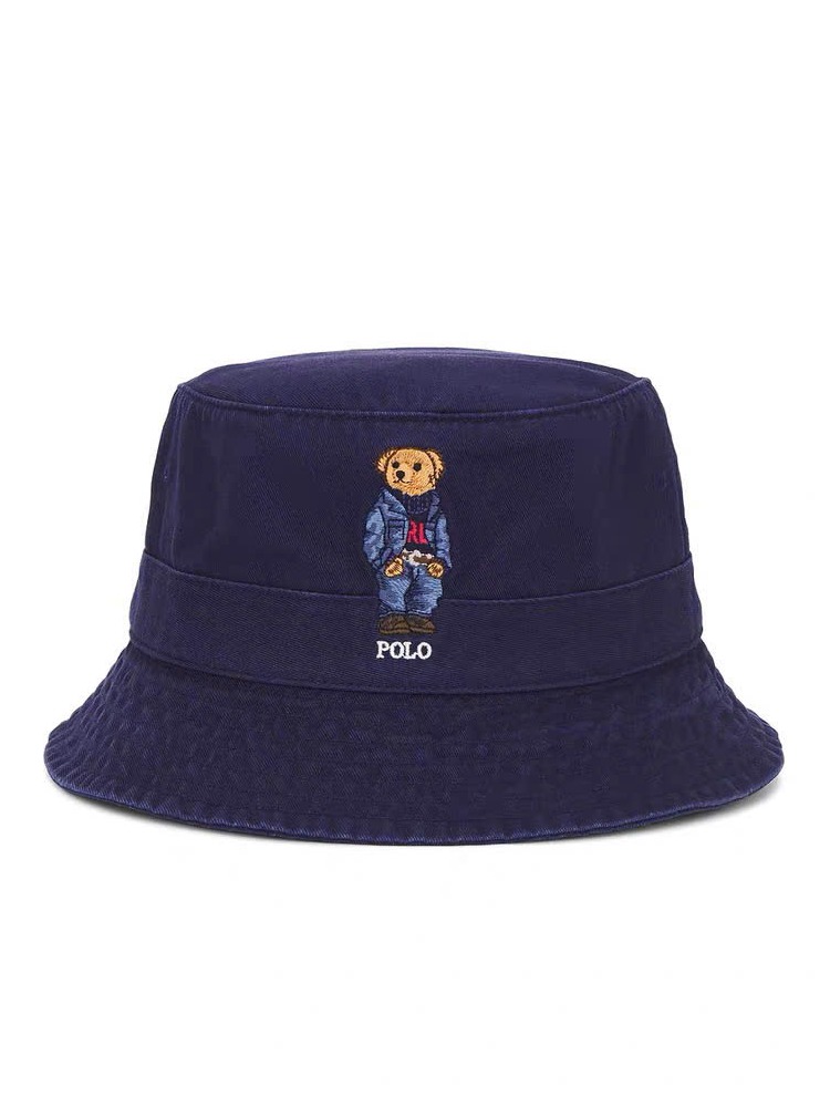 Mũ bucket Polo logo gấu