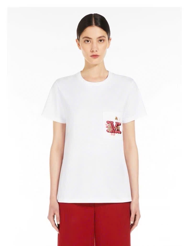 Tshirt MaxMara logo ngực